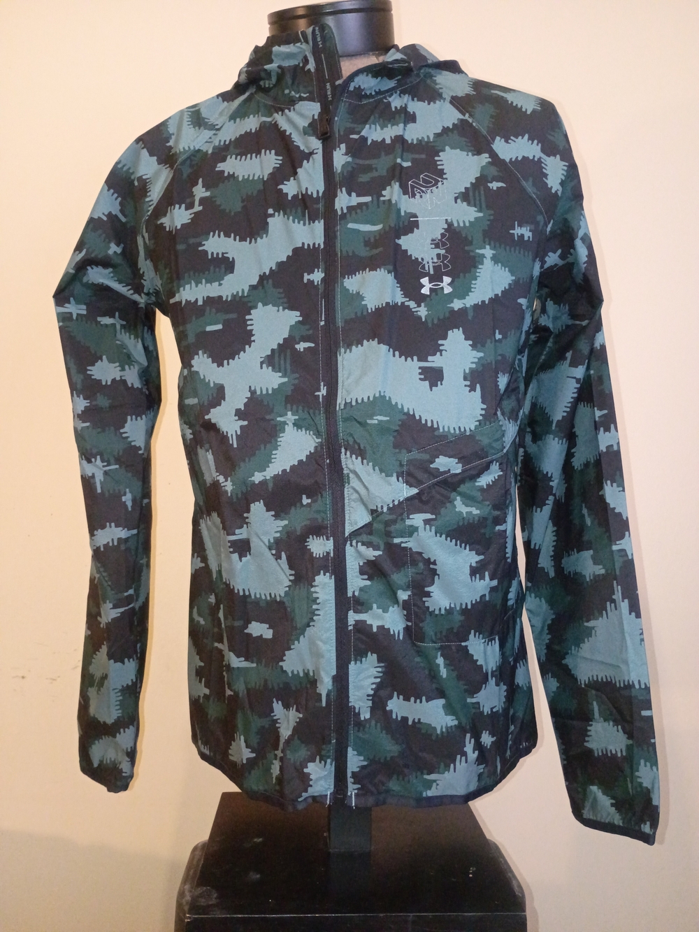 Under Armour Mens UA Storm Run Anywhere Hooded Jacket 1356161-424 Size Large